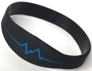 Silicone – Sine Band Blue “Pain Relief”